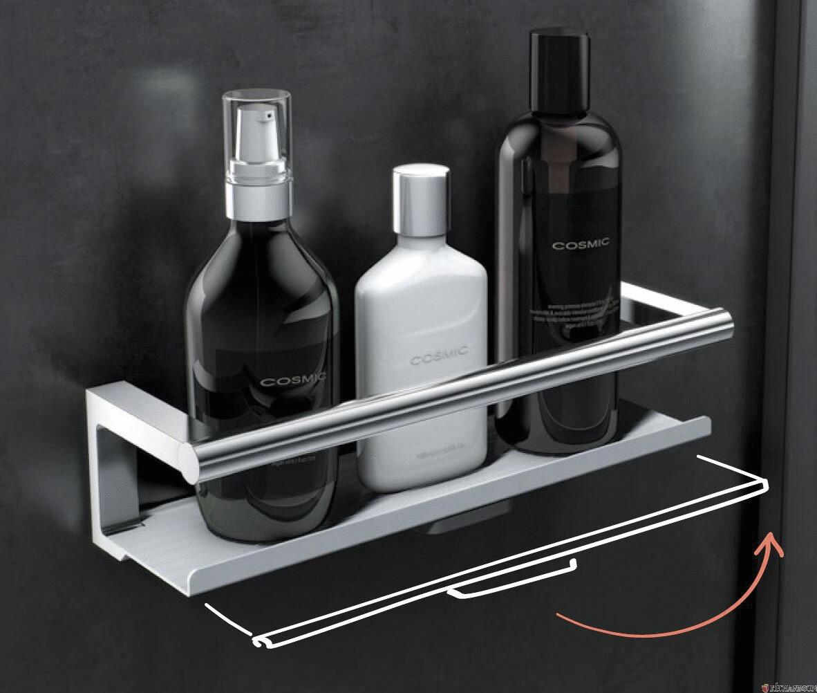 Porte-savon douche avec raclette lave-vitre Architect S+ Cosmic