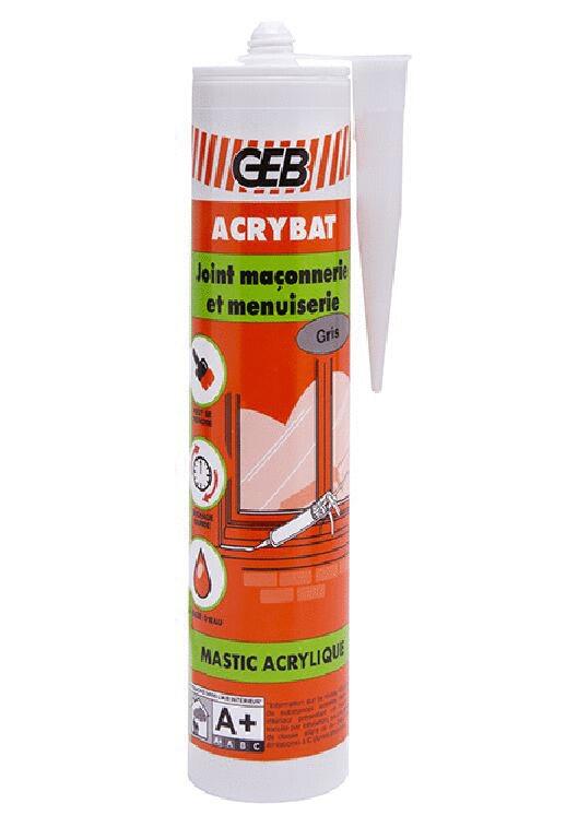 ACRYBAT BT - Mastic acrylique pour joints en maçonnerie et menuiserie