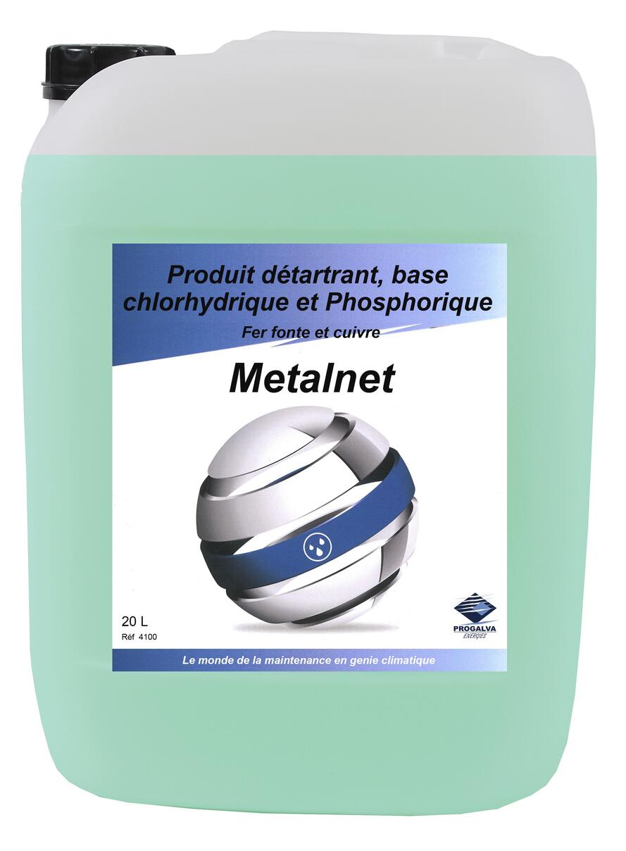 METALNET - Produit détartrant - Base chlorhydrique et phosphorique