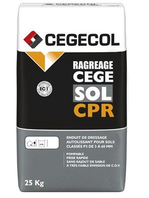 CEGESOL CPR - Enduit de dressage autolissant spécial fortes épaisseurs