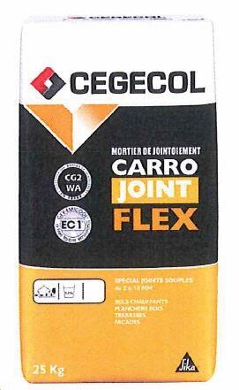 CARROJOINT FLEX - Mortier de jointement pour joints souples de 2 à 15 mm