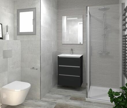 Aménager une salle de bains de 2 m2 : les idées gain de place