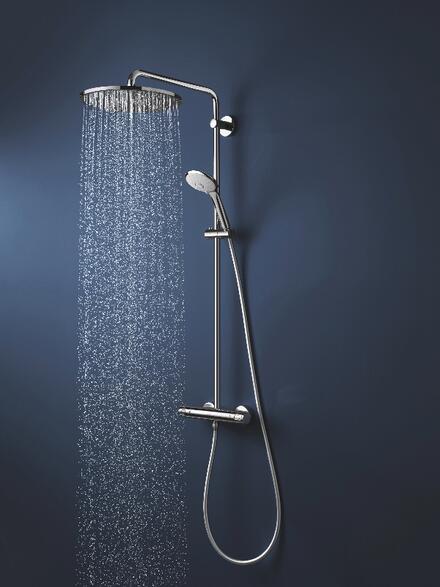 Une douche à effet pluie ou une douchette à main, laquelle choisir ?  Avantages et inconvénients - SanSwiss