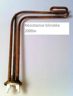 RESISTANCE BLINDEE - Résistance thermoplongeur