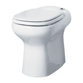 SANICOMPACT ELITE - WC compact avec abattant, permettant le refoulement des eaux, diamètre d'évacuation 32 mm