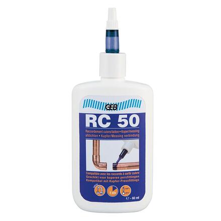 RESINE SANS SOUDURE RC 50 - Résine d’étanchéité pour le Raccordement Cuivre, Cuivre/laiton