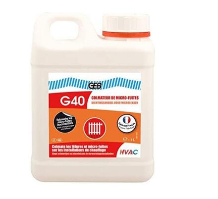 COLMATEUR DE MICRO-FUITES - G40 - Colmate les fêlures et micro-fuites inaccessibles sur les installations de chauffage
