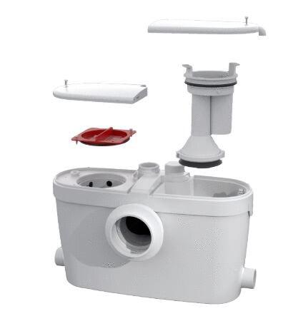 SANIACCESS - 3 - Broyeur WC, lavabo, douche, bidet