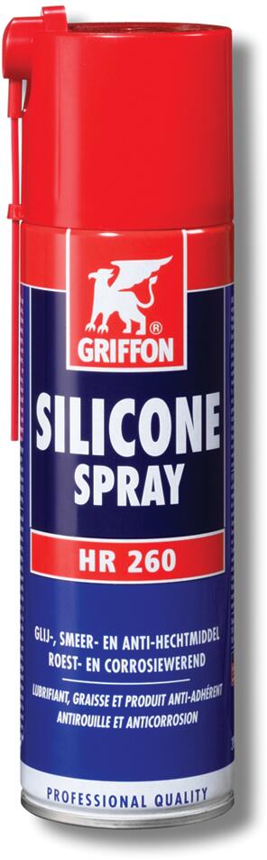 SILICONE SPRAY - Produit lubrifiant et anti-adhérent transparent universel à base d'huile de silicone pure
