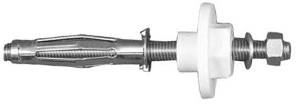 CHEVILLE METAL - Alphagrip - Cheville métallique avec rondelle excentrée nylon