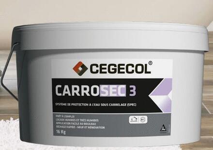 CARROSEC 3 - Système de protection à l'eau - pour supports sensibles à l'eau dans les locaux humides et très humides