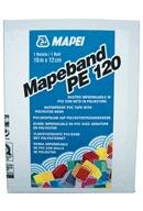 MAPEBAND PE 120 - Tissu polyester caoutchouté pour l'imperméabilisation des jonctions entre mur et sol, associé au système Mapegum WPS