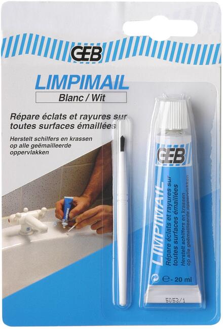 LIMPIMAIL - Produit de réparation des éclats d'émail sur sanitaires et appareils électroménagers