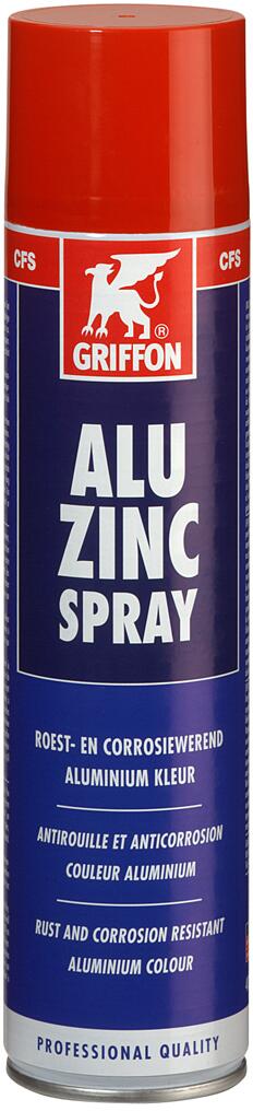 ALU ZINCSPRAY - Spray à base de zinc, couleur alu. Galvanisation à séchage rapide