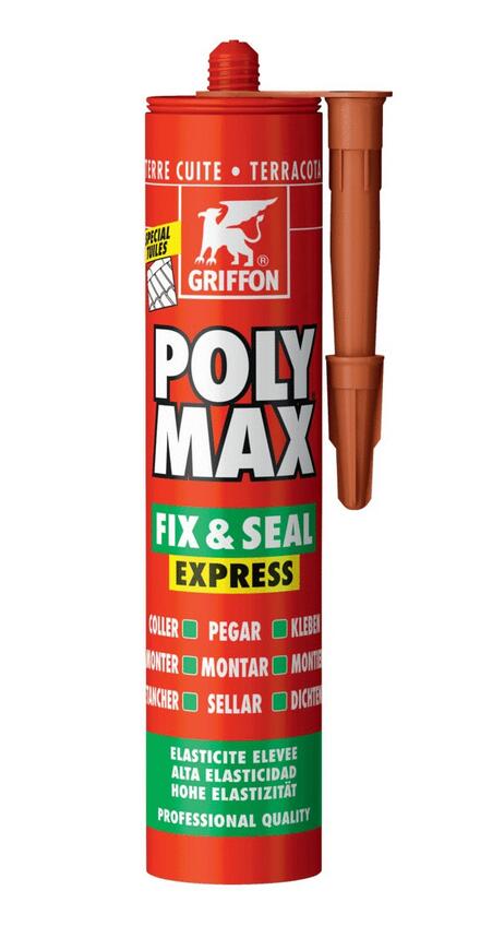 POLY MAX® FIX &amp; SEAL EXPRESS - Colle de montage et mastic d’étanchéité sans solvants - Séchage rapide