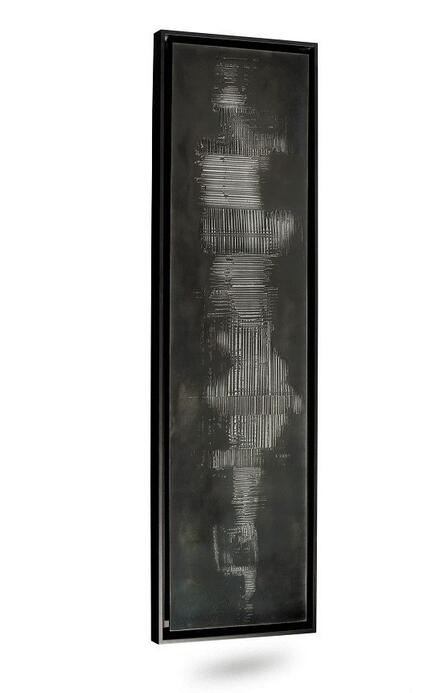 SILVER BLACK - Radiateur décoratif en pierre Olycale® eau chaude